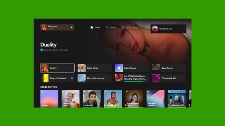 spotify-ganha-novo-visual-e-mais-recursos-no-aplicativo-para-tv