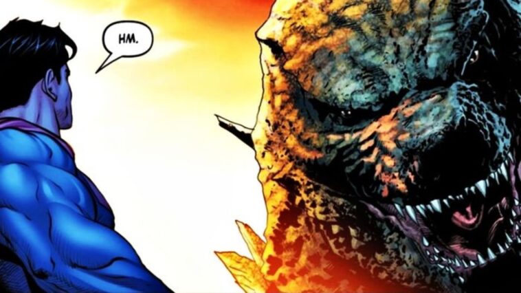superman-vs-godzilla:-quem-vence-entre-visao-de-calor-x-bafo-atomico?